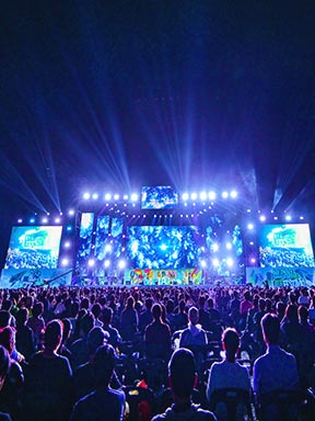 울산고래축제 무대 전경